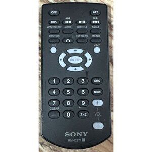 Sony Sterio Audio Auto Remote Control RM-X170 OEM